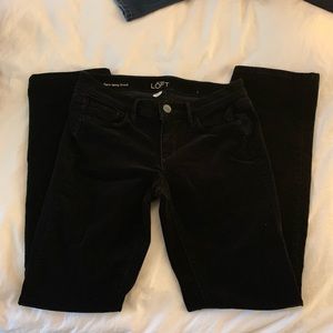 LOFT Pants - LOFT Black Corduroy modern Sexy Boot Pants LOFT Pants - LOFT Black Corduroy modern Sexy Boot Pants